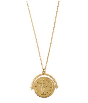 orelia-ketting--ORE26202-Coin-Spinner-Necklace-goud-1