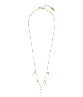 Orelia-Mini-Tusk-Station-Necklace-pale-gold-22773-front