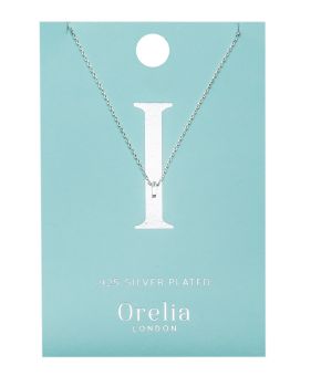 orelia-necklace-initial-i-silver-21147-front