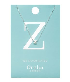 orelia-necklace-initial-z-silver-21173-front