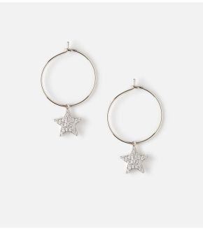 orelia-pave-star-drop-hoops-silver-ore22308