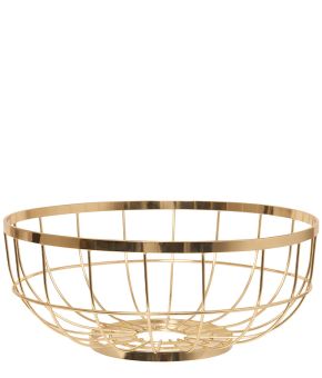 Fruit basket Open Grid metal