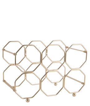 Wine rack Honeycomb foldable iron