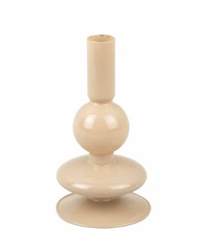 Candle Holder Sparkle Bubble Glass