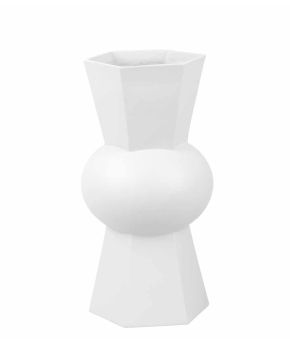 Vase Geo Count Polyresin