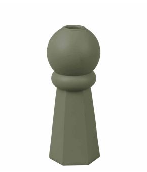 Candle Holder Geo Crown Polyresin