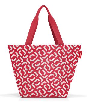 reisenthel-zs-shopper-medium-signature-red-front