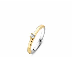 tisento-ring1871-ring-witmetgeelverguld-ring-1871ZY-front