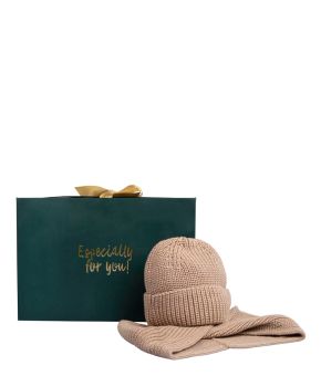 Giftbox Classic Boys Kids Mini Beanie and Col