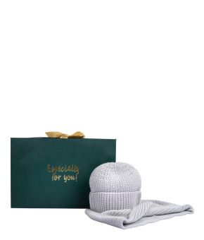 Giftbox Classic Boys Kids Mini Beanie and Col