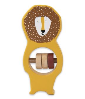 Wooden rattle Mr. Lion