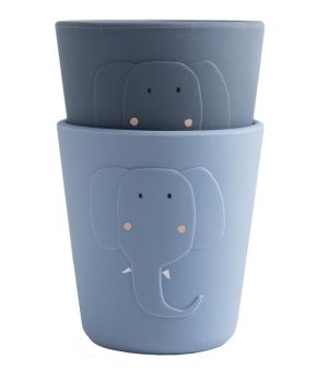 Silicone Cup 2 Pack Mrs. Elephant