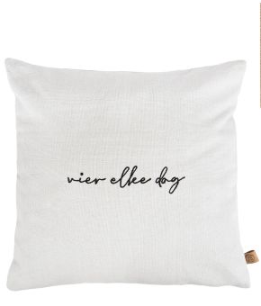 Kussen Vier Elke Dag 45X45cm