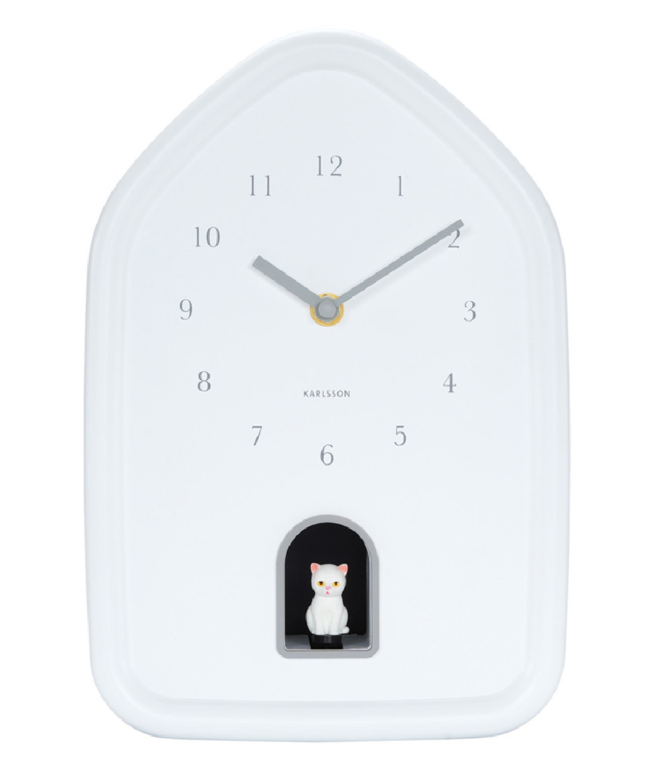 Wall Clock Modern Kitty
