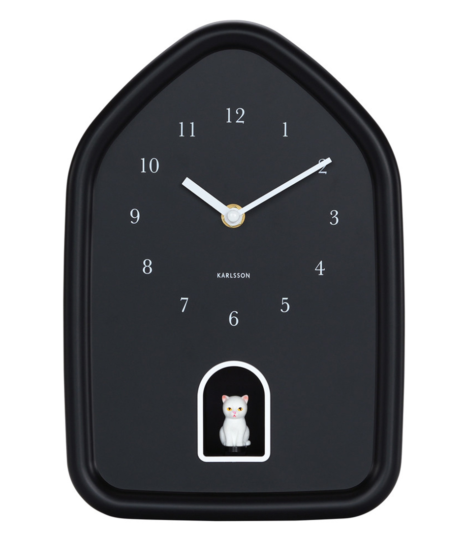Wall Clock Modern Kitty