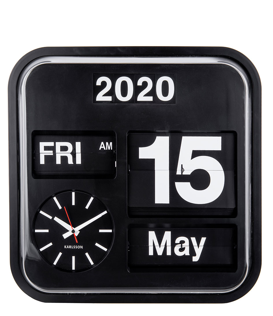 Wall Clock Big Flip