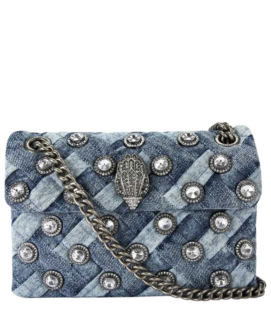 Kurt Geiger Kensington crossbodytas blauw