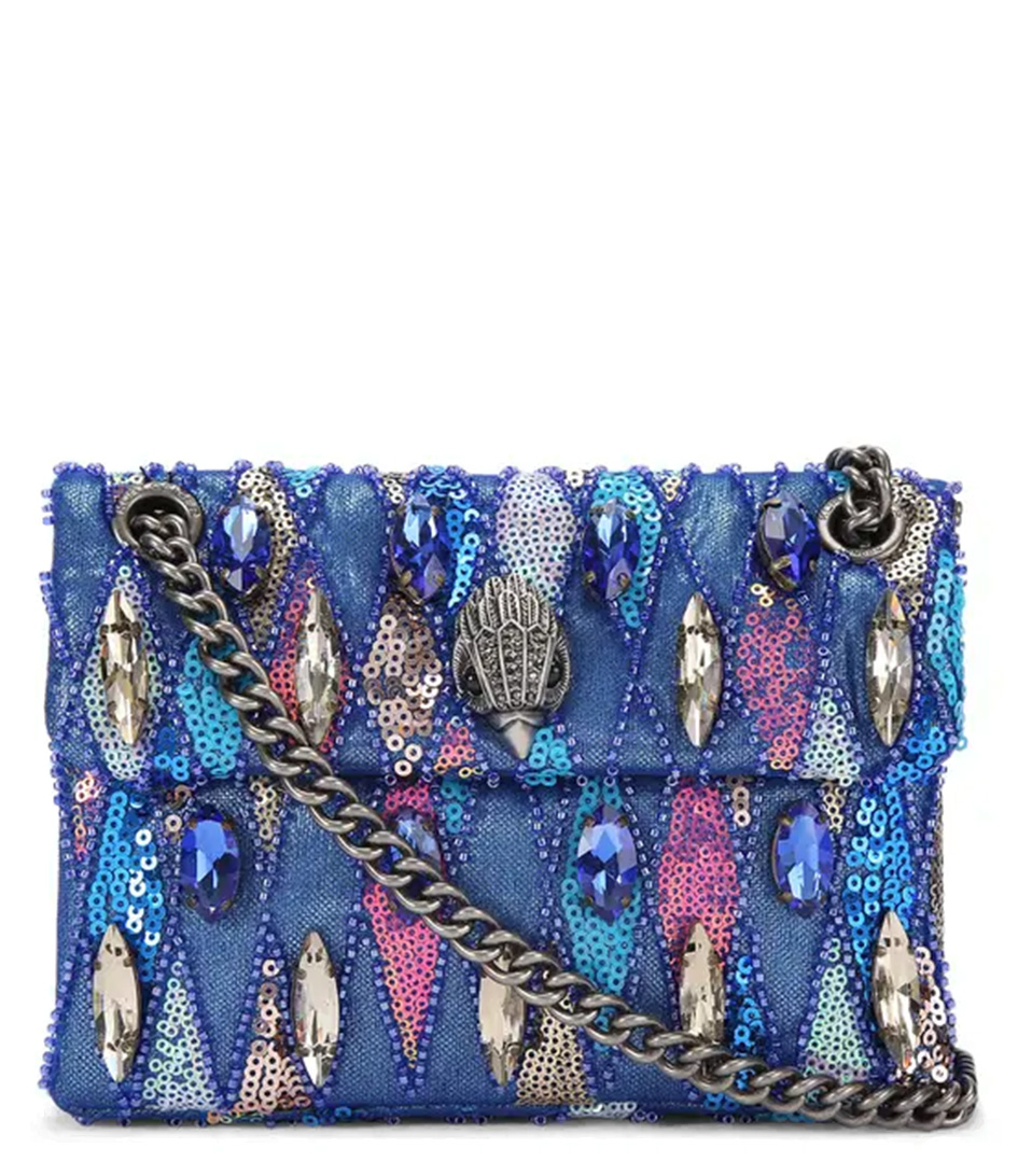 Kurt Geiger Kensington crossbodytas blauw