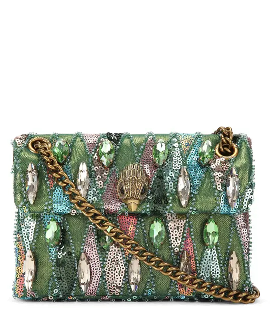 Kurt Geiger Kensington crossbodytas groen