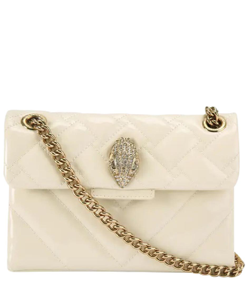 Kurt Geiger Kensington schoudertas grijs en taupe