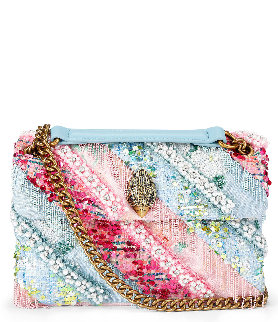 Kurt Geiger Kensington crossbodytas blauw