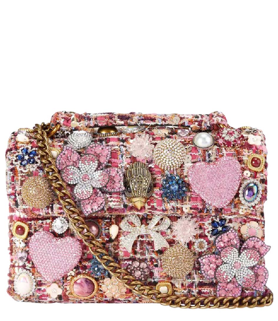 Kurt Geiger Kensington schoudertas roze