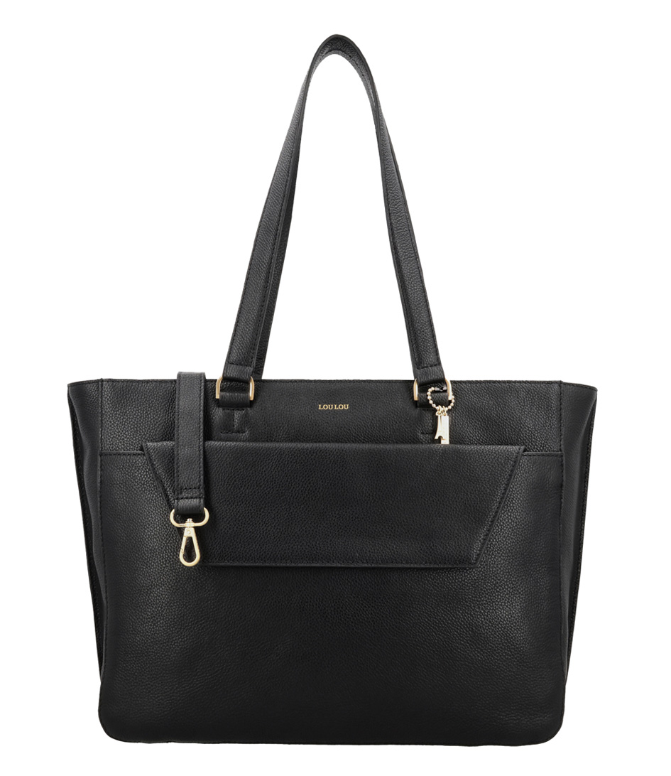 Loulou Essentiels shopper zwart