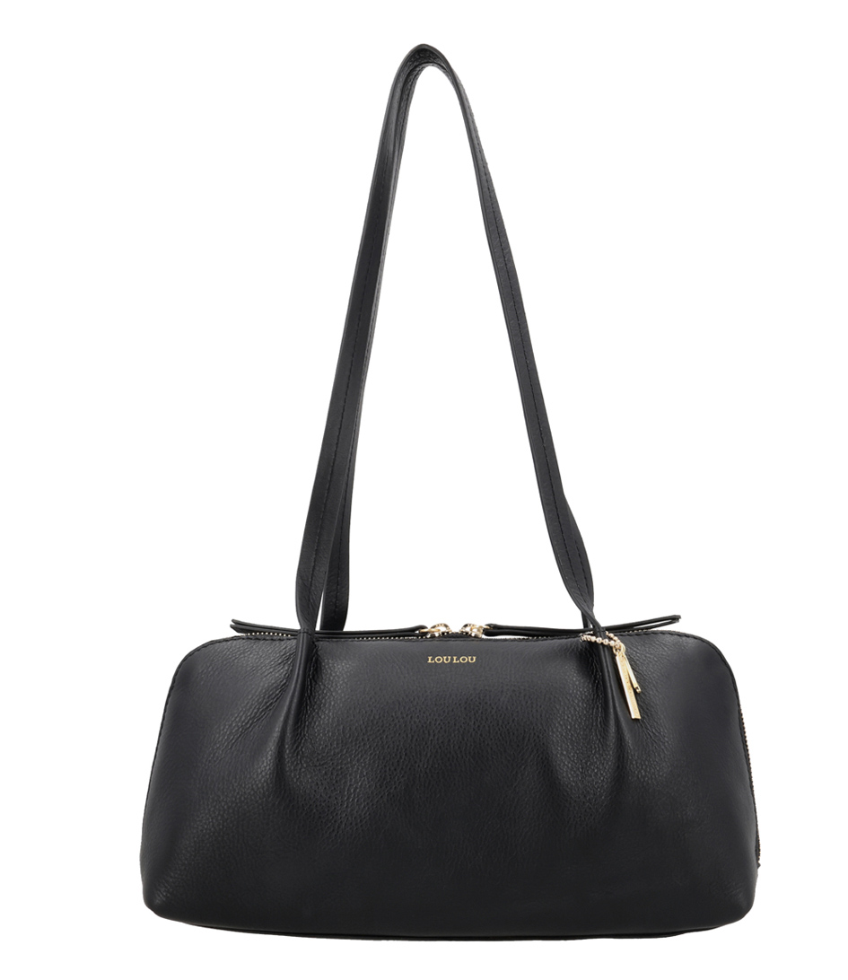 Loulou Essentiels schoudertas zwart