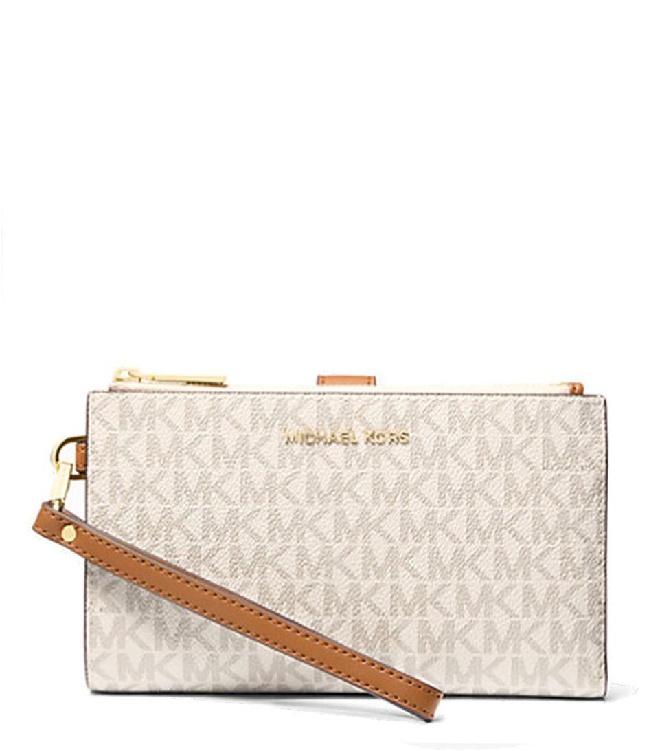 Michael Kors Jet Set portemonnee wit