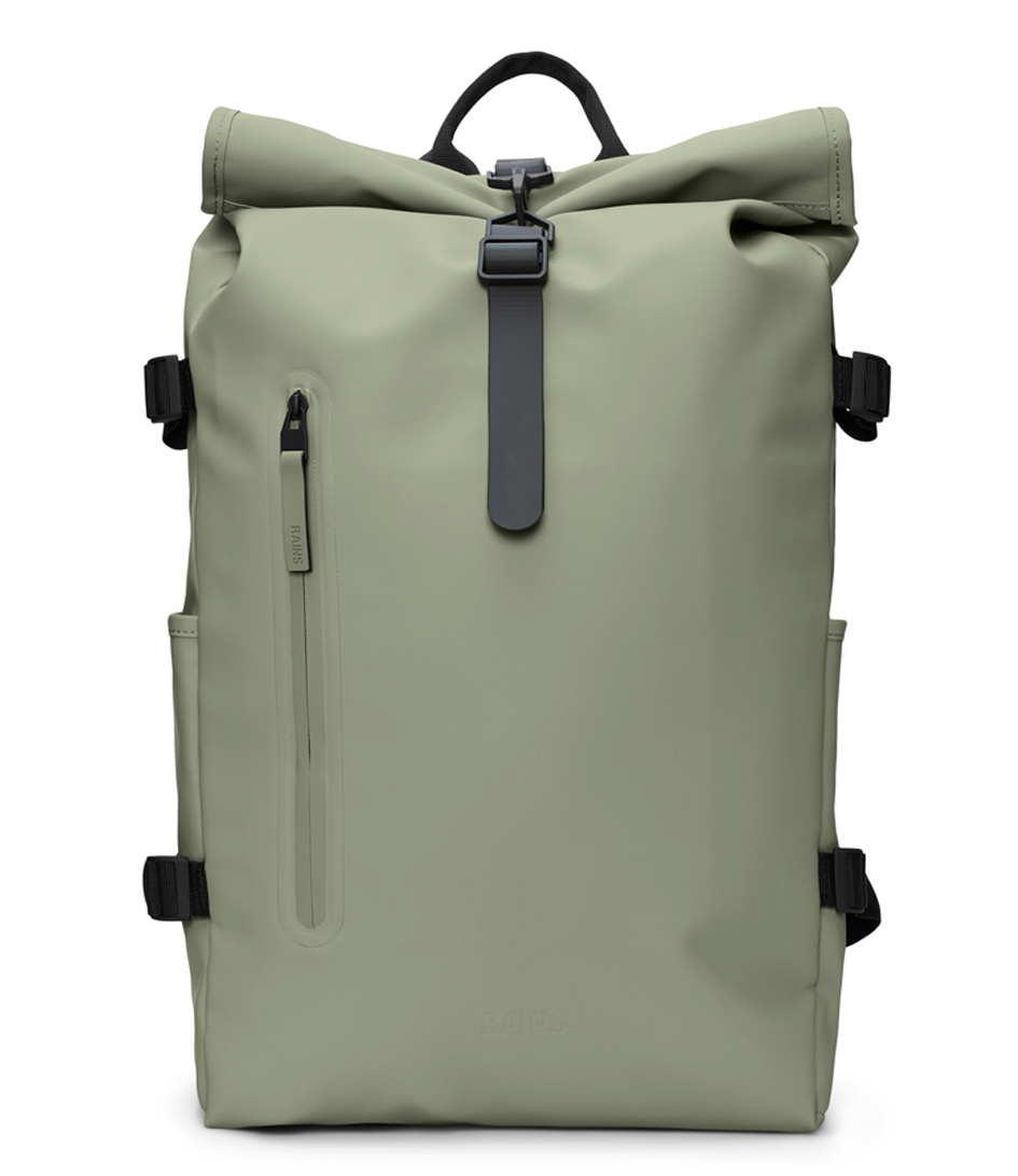 Rains Rolltop Rucksack rugzak groen