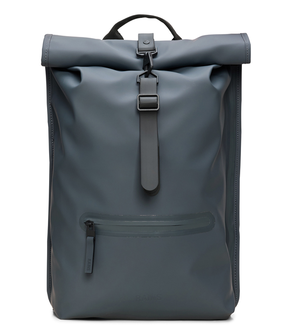 Rains Rolltop Rucksack rugzak blauw