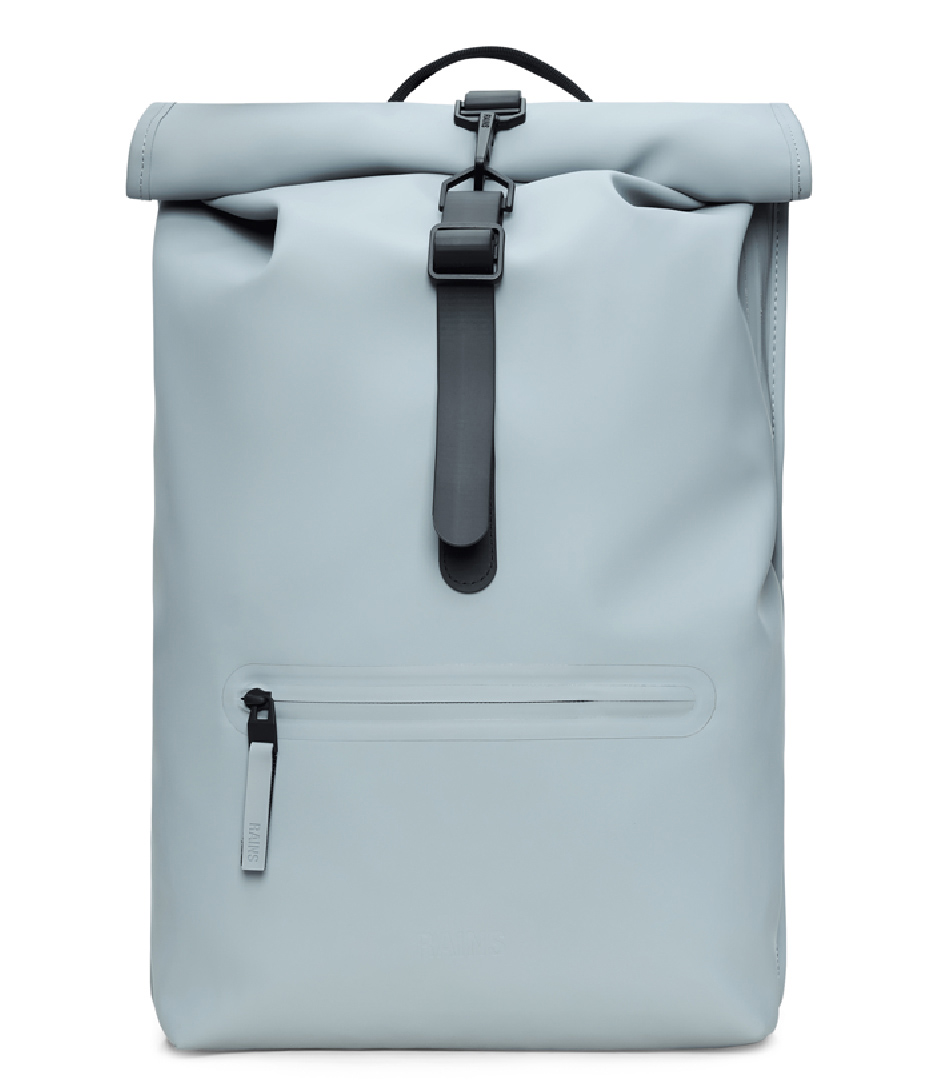 Rains Rolltop Rucksack rugzak blauw