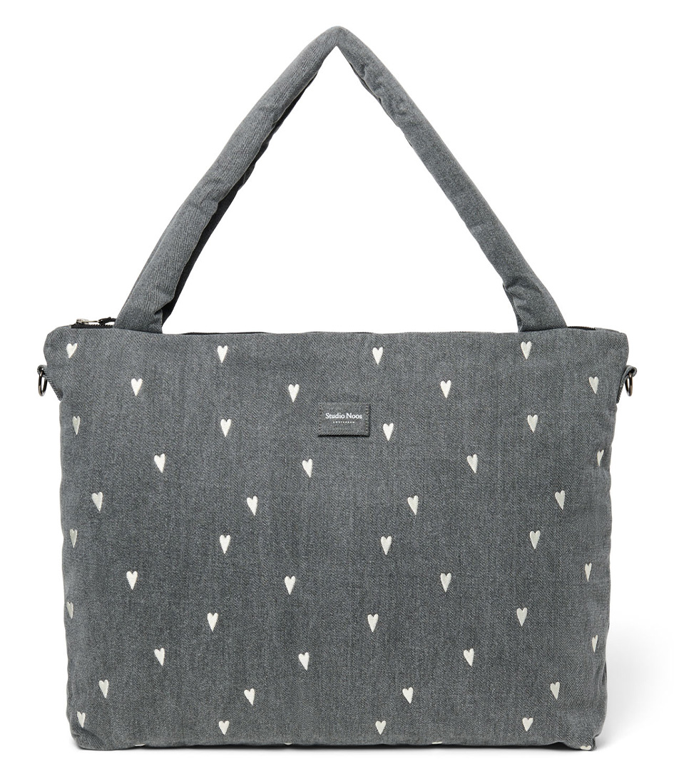 Studio Noos luiertas blauw en grijs