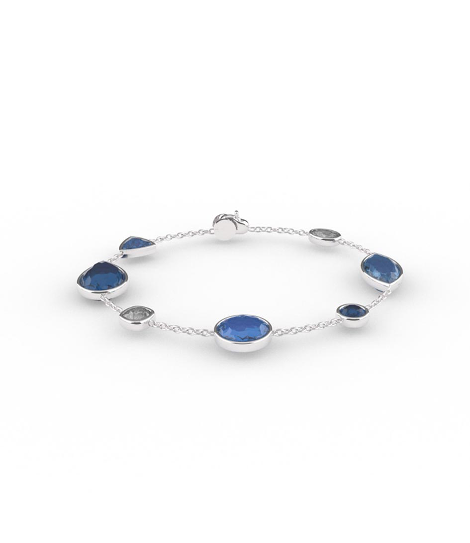 925 Sterling Silver Bracelet 23063DB