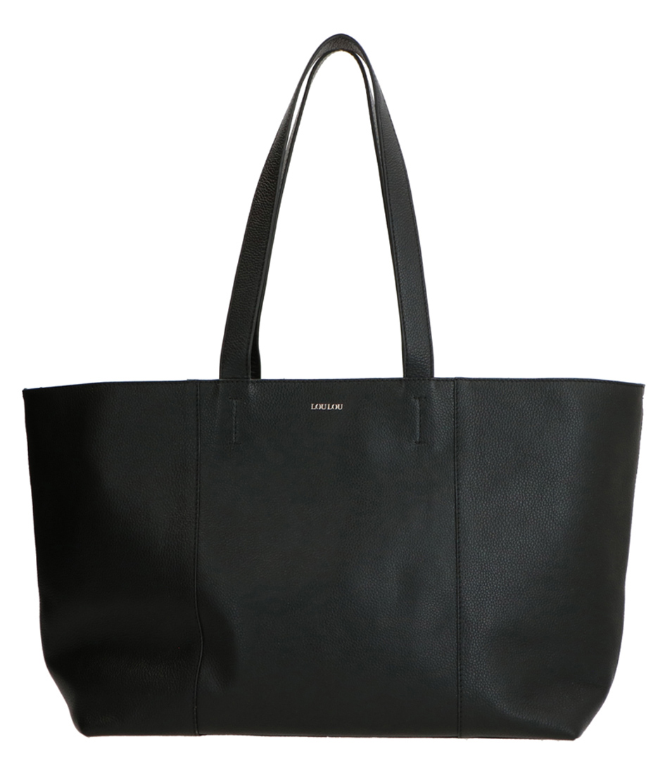 Loulou Essentiels schoudertas zwart